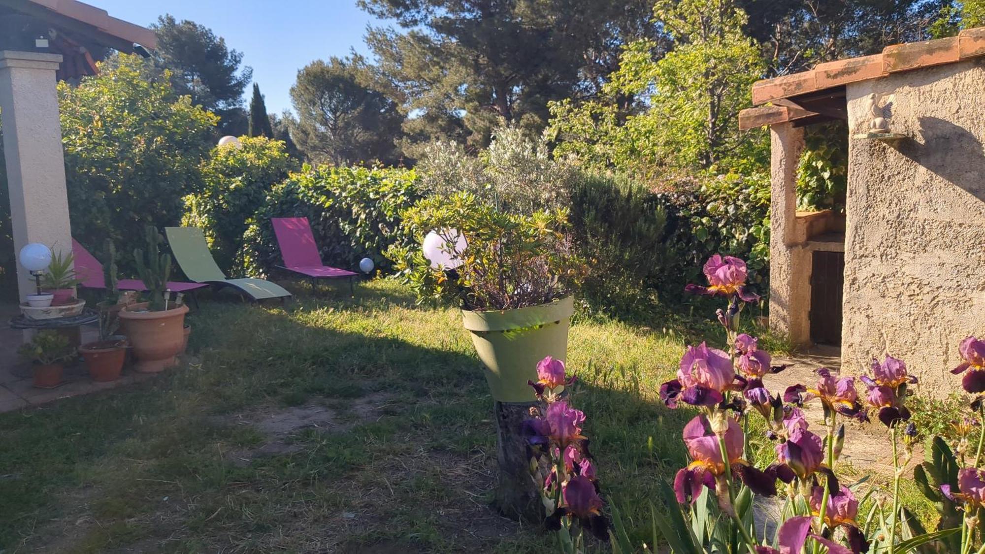 Maisonnette Kalis Calme Avec Climatisation Parking Jardin Cadre Campagne Plages A Pieds Bandol Eksteriør billede